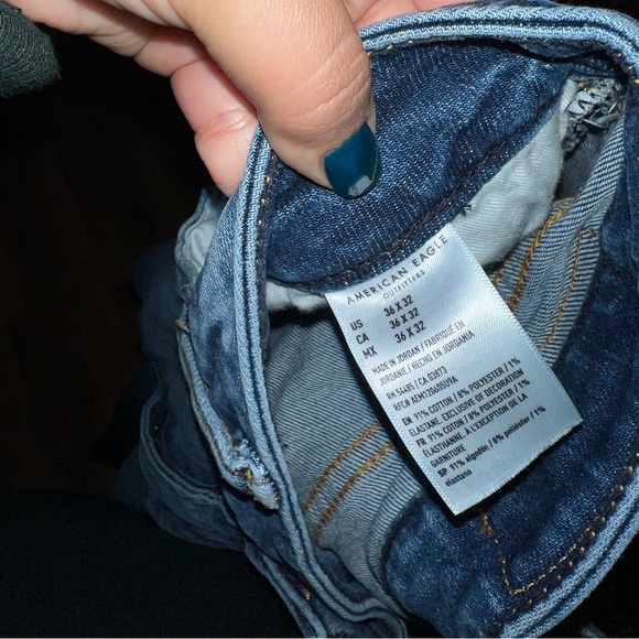 American eagle men’s skinny jeans airflex+ 36x32 - Picture 4 of 5